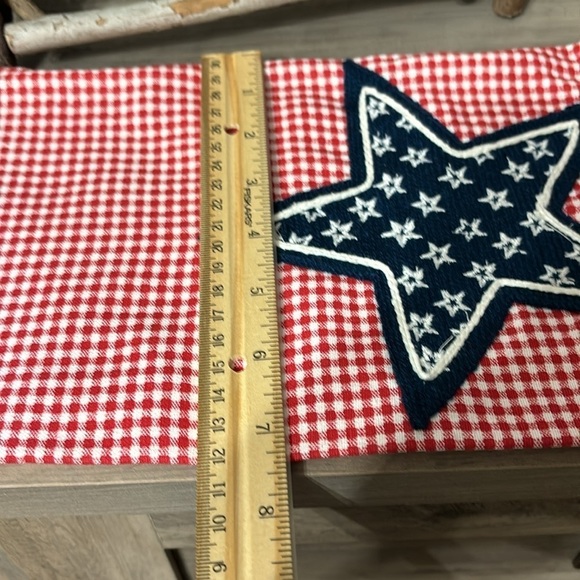 NWT PATRIOTIC HOME SWEET HOME WOODEN SIGN, GNOME AND EMBROIDERED TOWEL BUNDLE - Picture 13 of 16